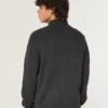 Locker sitzender Sweater mit Reißverschluss
