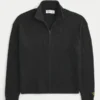 Locker sitzender Sweater mit Reißverschluss