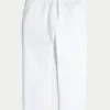 Lockere Pull-On-Hose aus Leinenmischung