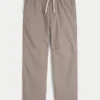 Lockere Pull-On-Hose aus Leinenmischung