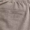 Lockere Pull-On-Hose aus Leinenmischung