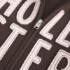 Logo-Grafik-Kapuzenjacke mit Reißverschluss
