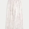 Logo-Grafik Rosa Camouflage-Sweathose mit weitem Bein