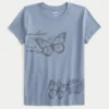 London Butterfly Graphic Baby-T-Shirt