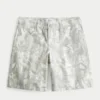 Low-Rise Camo Baggy Jort