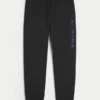 Lässige Jogginghose mit Alpenmotiv aus Fleece