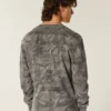 Lässiges, langärmeliges Camo-Shirt mit Thermofunktion