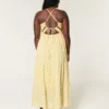 Maxikleid mit offenem Rücken