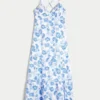 Maxikleid mit offenem Rücken