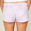Mini-Shorts aus Fleece mit Camouflage-Muster