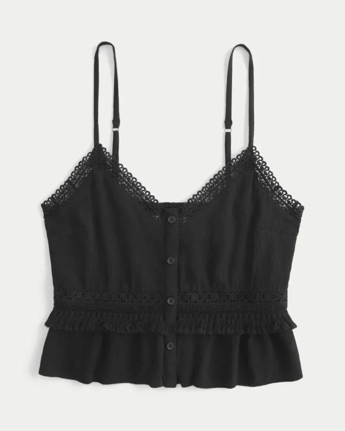 Mini-Tanktop mit Fransen