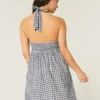Minikleid mit offenem Rücken und Neckholder