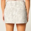 Minirock aus Twill-Camo
