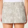 Minirock aus Twill mit niedriger Leibhöhe und Camouflage-Muster
