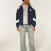 Mit Fleece gefütterte Real Madrid CF Grafik-Trainingsjacke
