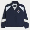 Mit Fleece gefütterte Real Madrid CF Grafik-Trainingsjacke