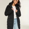 Mit Kunstfell gefütterter Puffer-Parka