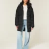 Mit Kunstfell gefütterter Puffer-Parka