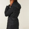 Mit Kunstfell gefütterter Puffer-Parka