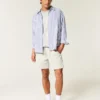 Mittellange Twill-Shorts zum Hineinschlüpfen