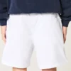 Mittellange Twill-Shorts zum Hineinschlüpfen