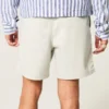 Mittellange Twill-Shorts zum Hineinschlüpfen