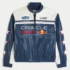 Oracle Red Bull Racing Grafik-Kunstlederjacke