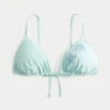 Over-the-Shoulder-Bikini-Oberteil mit Perlenverzierung