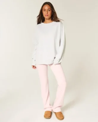 Oversized-Sweatshirt mit Schleife auf dem Rücken „Class of ’26”