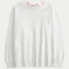 Oversized-Sweatshirt mit Schleife auf dem Rücken „Class of ’26”
