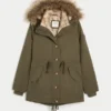 Parka mit Kunstfellfutter