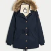 Parka mit Kunstfellfutter