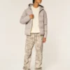Pufferjacke mit Kapuze