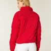 Pufferjacke mit Reißverschlussmuster