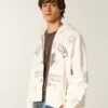 Rectangle Fit Los Angeles Graphic Zip-Up Hoodie