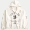 Rectangle Fit Los Angeles Graphic Zip-Up Hoodie