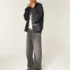 Rectangle Fit Someday Tomorrow Grafik-Zip-Hoodie