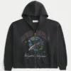 Rectangle Fit Someday Tomorrow Grafik-Zip-Hoodie