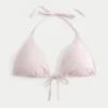 Schimmerndes Multi-Way-Triangel-Bikini-Oberteil