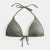 Schimmerndes Multi-Way-Triangel-Bikini-Oberteil
