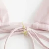 Schimmerndes Multi-Way-Triangel-Bikini-Oberteil