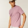 Schmal geschnittenes Crop-T-Shirt
