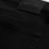 Schwarze, farbechte Athletic Skinny Jeans