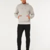 Schwarze, farbechte Athletic Skinny Jeans