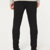 Schwarze, farbechte Athletic Skinny Jeans