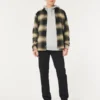 Schwarze, nicht ausbleichende Slim-Straight-Jeans