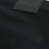 Schwarze, nicht ausbleichende Straight-Jeans