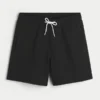 Seersucker-Volley-Badehose, mittellang