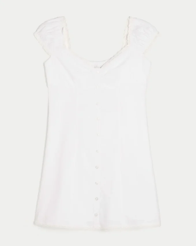 Shirtkleid mit Flügelärmeln