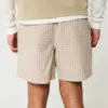 Shorts aus Leinenmischung, mittellang, zum Hineinschlüpfen